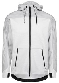 Under Armour, Herren Kapuzenjacke 'Unstoppable Swacket', Hellgrau / Schwarz / Weiß