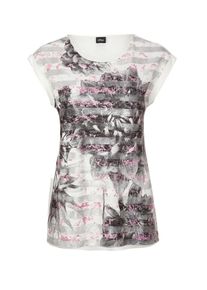 s.Oliver BLACK LABEL, Damen T-Shirt, Lila / Schwarz / Weiß