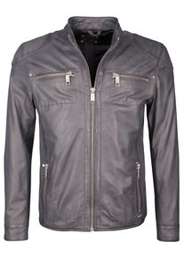 Maze, Herren Lederjacke 'Flint', Grau