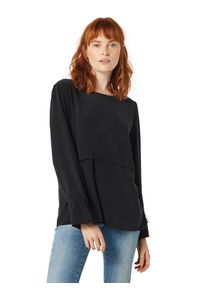 BOSS, Damen Bluse 'Clavis', Schwarz