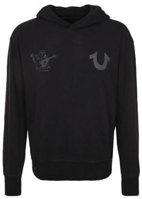 True Religion, Herren Kapuzenpullover 'BUDDHA HOODIE', Schwarz