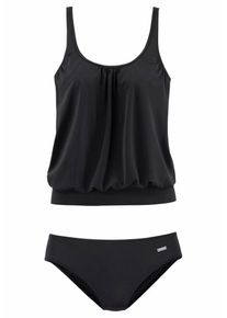 Lascana, Damen Tankini, Schwarz