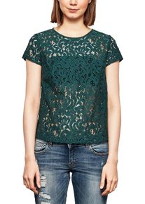 Q/S Designed By, Damen Blusenshirt, Petrol