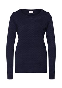 Vila, Damen Pullover, Dunkelblau