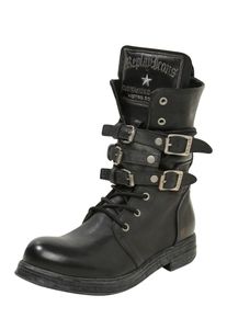 Replay, Damen Bikerboots, Schwarz