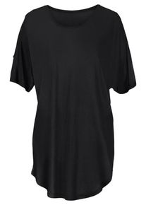 Lascana, Damen Longshirt, Schwarz