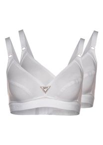 Sassa Mode Sassa, Damen Sport-BH, Weiß