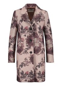 Gerry Weber, Damen Mantel, Brokat / Hellbraun / Beere / Pastellrot
