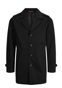 Jack & Jones JACK & JONES, Herren Zeitloser Trenchcoat, Schwarz