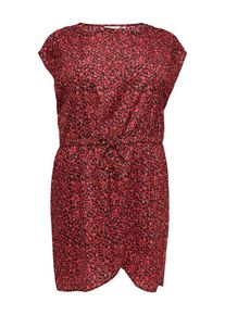 Only Carmakoma, Damen Kleid, Rot / Schwarz