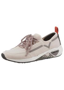 Diesel, Damen Sneaker, Creme / Orangerot