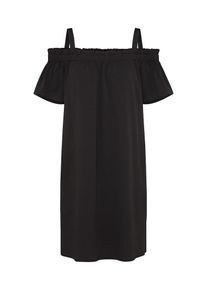 Noisy may, Damen Off-Shoulder-Kleid 'COSMO', Schwarz