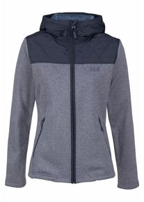Jack Wolfskin, Damen Funktionsjacke 'Pacific Sky', Taubenblau / Dunkelblau