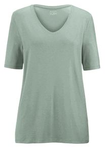 Anna Aura, Damen T-Shirt 'LUNA', Pastellgr&uuml;n
