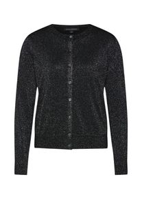 Banana Republic, Damen Strickjacken 'MERINO CREW CARDIGAN LUREX SHINE', Anthrazit