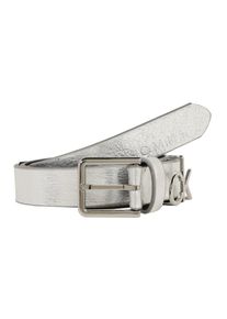 Calvin Klein, Damen G&uuml;rtel '2.5CM CK SLIDER BELT', Silber