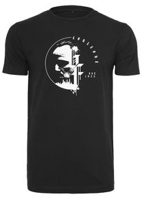 Mister Tee, Herren T-Shirt 'Godfather Circle', Schwarz / Weiß