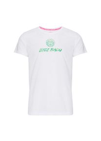 BIDI BADU, Herren T-Shirt 'Chad Basic Tee', Mint / Wei&szlig;