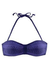 Venice Beach, Damen Bandeau-Top, Violettblau