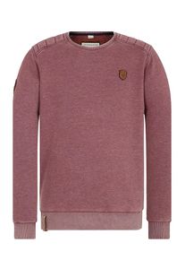 Naketano, Herren Sweatshirt 'First Blood', Bordeaux