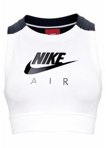 Nike Sportswear, Damen Tanktop 'W NSW TANK CROP AIR', Schwarz / Wei&szlig;