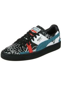 Puma, Damen Sneaker, Pastellblau / Rot / Schwarz / Weiß