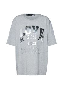 Love Moschino, Damen Shirt, Grau / Silber