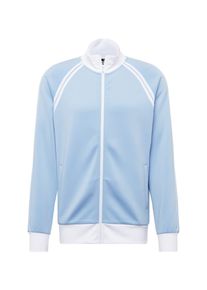 Jack & Jones JACK & JONES, Herren Sweatjacke 'JCOERNIE SWEAT HIGH NECK', Hellblau / Wei&szlig;