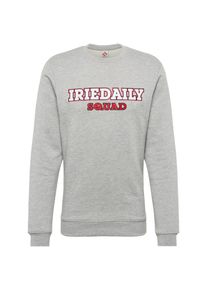 Iriedaily, Herren Sweatshirt 'Squad Crew', Grau / Rot