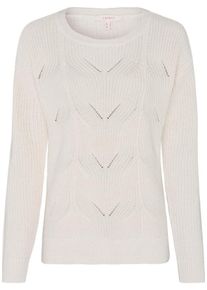 Esprit, Damen Strickpullover, Offwhite