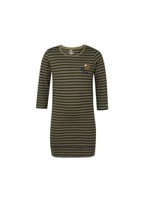 WE Fashion, M&auml;dchen Langarmshirt 'MARIEK', Navy / Oliv
