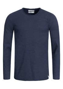 INDICODE JEANS, Herren Longsleeve 'Willbur', Navy
