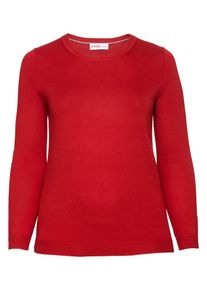 sheego Casual, Damen Pullover, Hellrot
