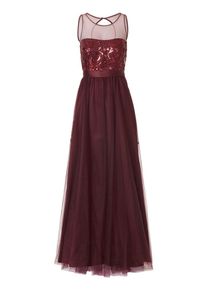 Vera Mont, Damen Abendkleid, Weinrot
