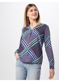 Tom Tailor, Damen Bluse, Blau / Lila / Mischfarben