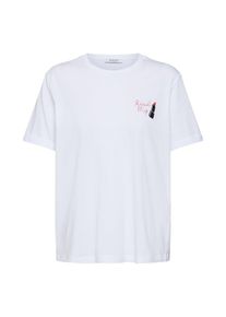 Pieces, Damen Shirt 'PCJENNY SS TEE D2D PB', Wei&szlig;