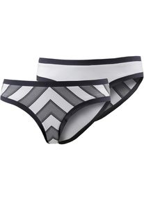 Rip Curl, Damen Bikinihose 'Mirage Line Up', Anthrazit / Weiß