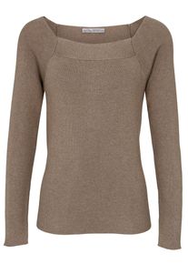 Heine, Damen Pullover, Taupe