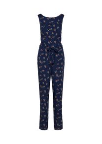 Esprit, Damen Jumpsuit, Navy / Grasgrün / Rubinrot