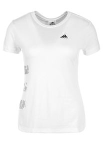 adidas Performance, Damen Trainingsshirt 'Three Stripes', Wei&szlig;