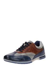 Bugatti, Herren Halbschuhe 'Tonio', Nachtblau / Cognac / Hellgrau