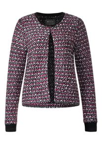 Street One, Damen Jacke 'Marlie', Grau / Pink / Schwarz / Wei&szlig;