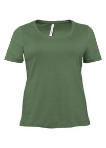 sheego Casual, Damen T-Shirt, Gr&uuml;n