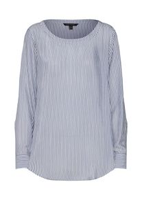 Banana Republic, Damen Bluse, Navy / Weiß
