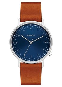 Komono, Damen Uhr 'Lewis KOM-W4072', Nachtblau / Cognac / Silber
