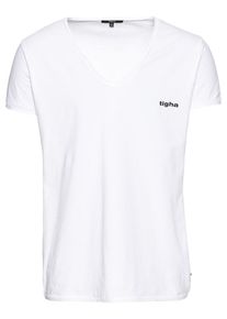 tigha, Herren T-Shirt 'AVINO', Schwarz / Wei&szlig;