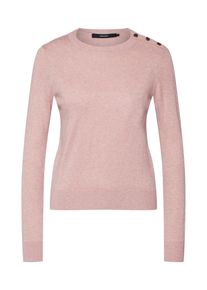 Véro Moda VERO MODA, Damen Pullover 'VMMILDA LS O-NECK BUTTON BLOUSE BOO', Rosa