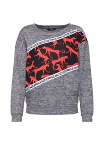 Only, Damen Pullover 'wfCHALOTTE L/S BLOUSE JRS', Dunkelgrau