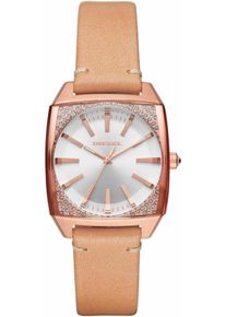Diesel, Damen Quarzuhr 'BECKY', Braun / Rosegold / Silber