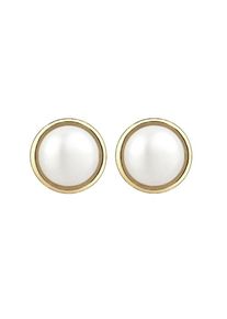 Elli Premium, Damen Ohrringe, Gold / Weiß